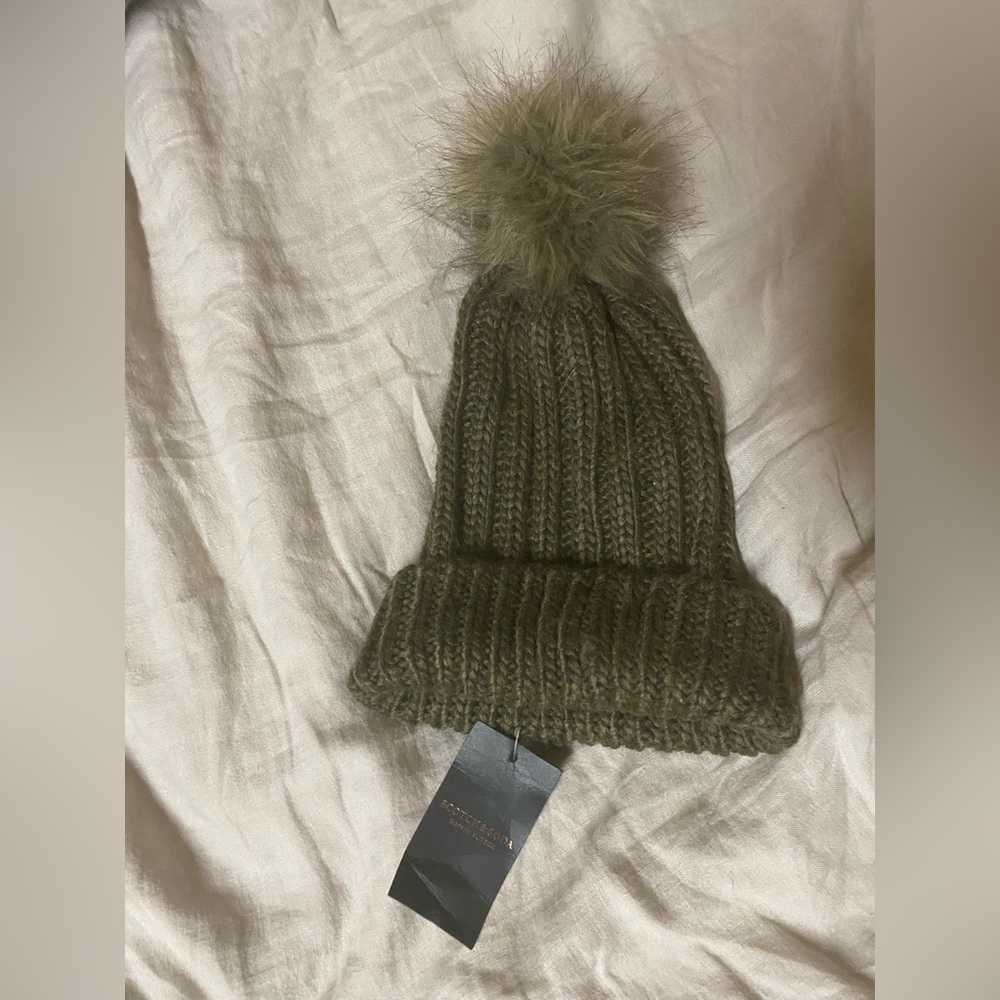 Nordstrom Knit Army Green Beanie